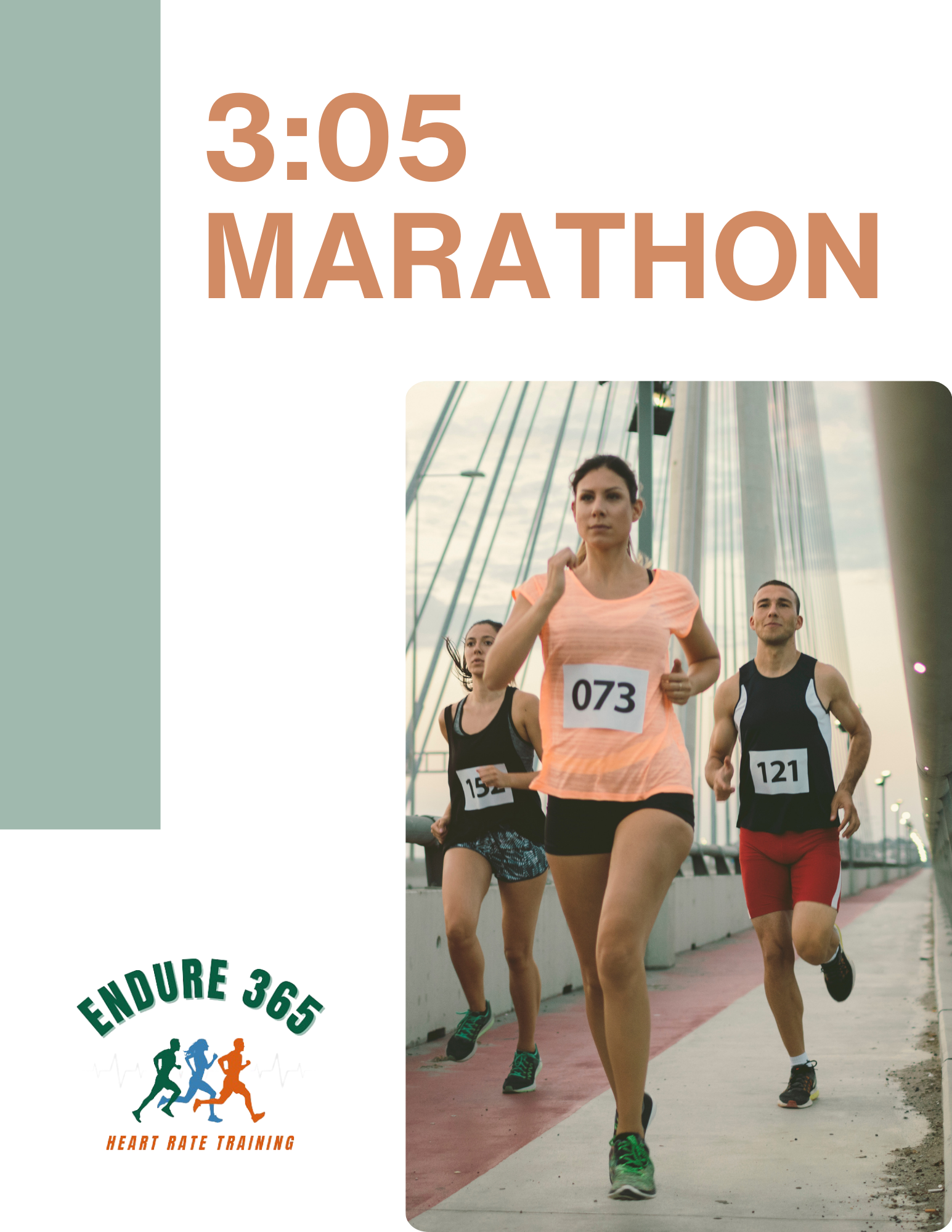 Endure 365 Running 3:05 Marathon Training Plan - Main Image
