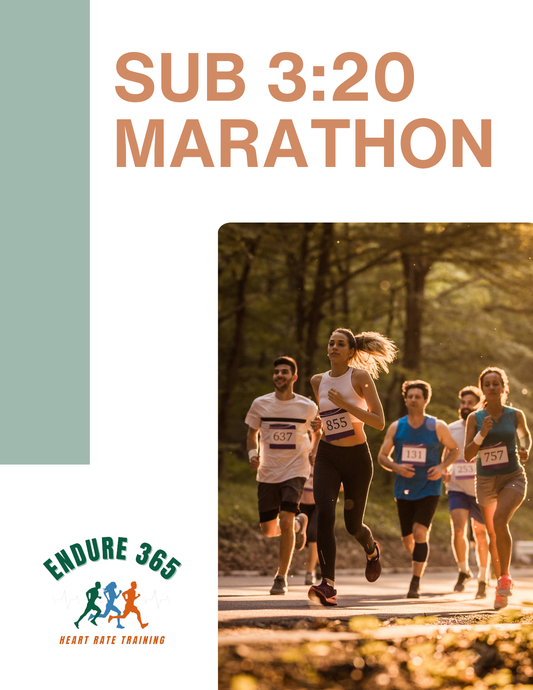 Endure 365 Running | Sub 3:20 Marathon Training Plan