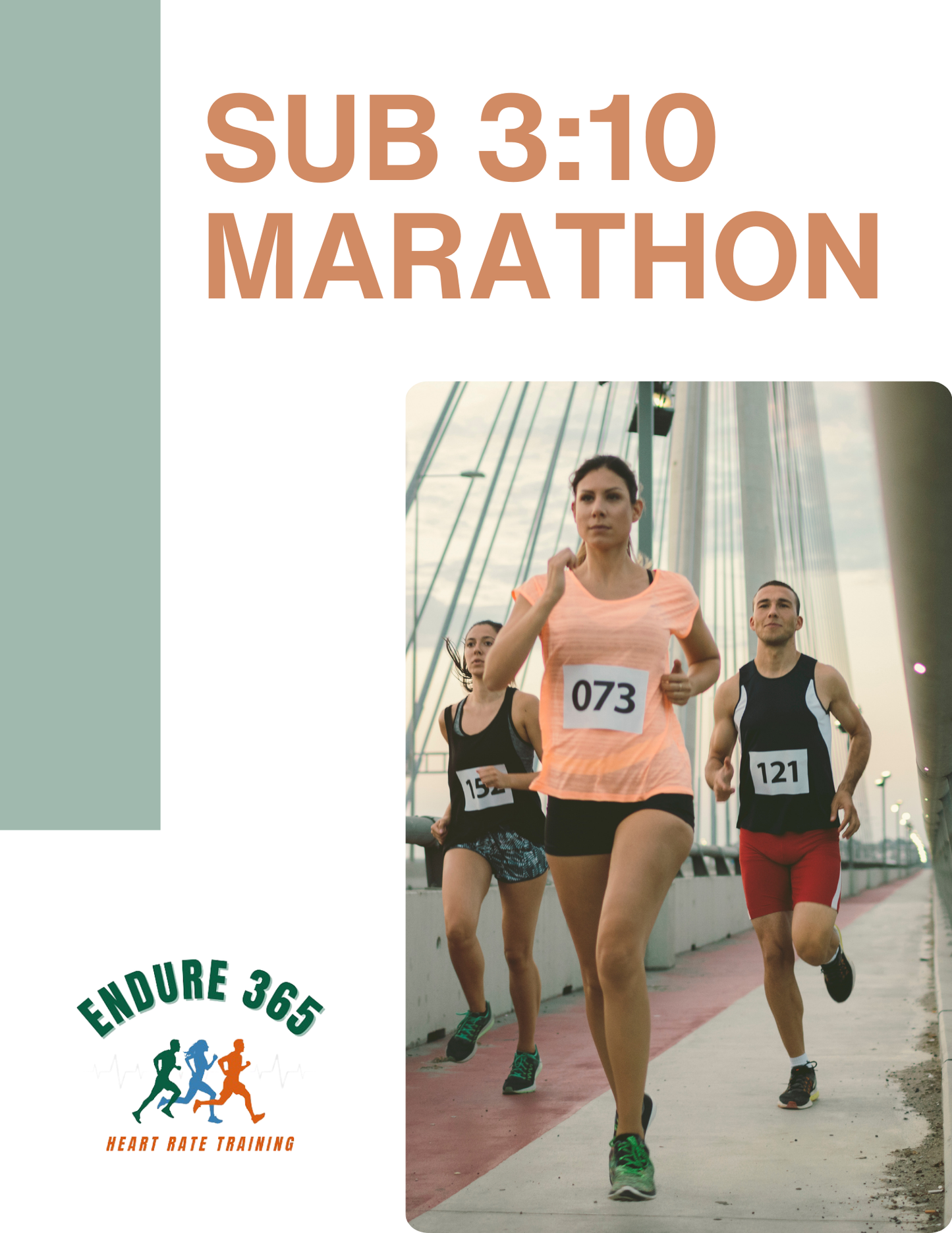 Endure 365 Running | Sub 3:10 Marathon Training Plan