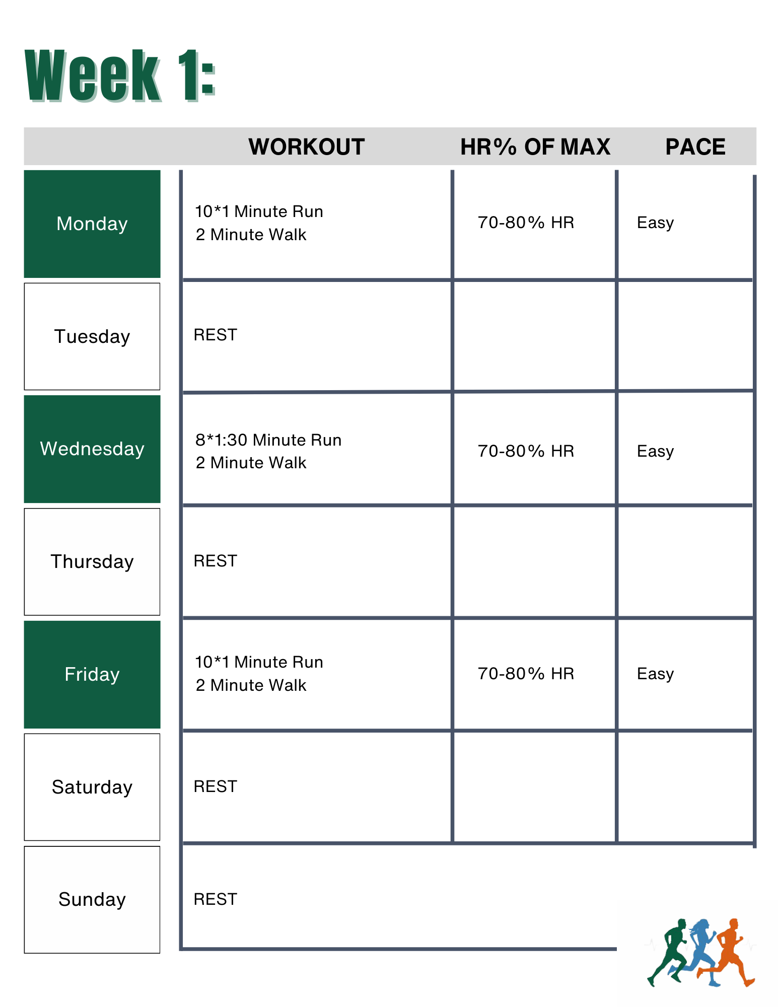 Easy training program hotsell
