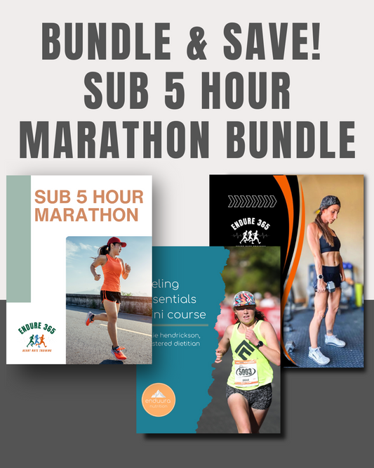 5 Hour Marathon, Strength, & Nutrition | Bundle & Save!