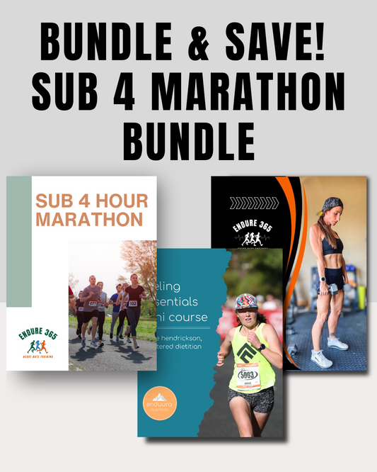 Sub 4 Hour Marathon, Strength, & Nutrition | Bundle & Save!