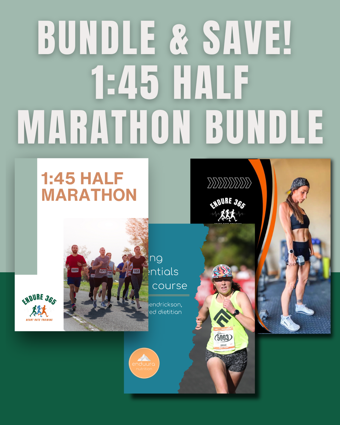 1:45 Half Marathon, Nutrition, and Strength | Bundle & Save!